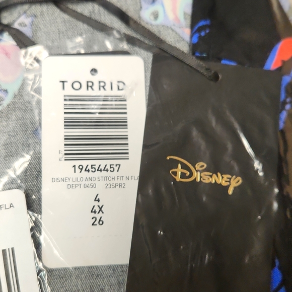 ❤️NWT VINTAGE TORRIID BLOUSE DISNEY LILO & STITCH BUTTON TOP SHIRT - SIZE 4X - Picture 7 of 11